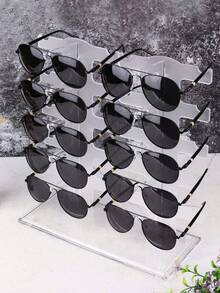 Giá để kính râm bằng nhựa trong suốt chất lượng cao, Giá để kính trưng bày, Có thể để nhiều cặp kính - Nhiều màu - Xem 11