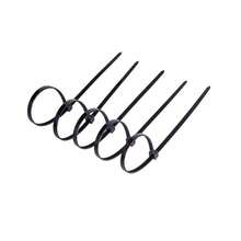 100/200/300/400 piezas Bridas de nailon negras, surtido de tamaños (12+10+8+6+4) pulgadas, bridas de nailon negras multiusos con autobloqueo, bridas de plástico premium, adecuadas para el hogar, la oficina, el jardín y el taller