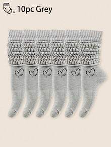 40只/30只/24只装男女通用舒适运动袜，适合运动和训练，女士长袜，适合休闲和商务穿着，抗菌、柔软、黑白配色，防臭、吸湿排汗、轻便透气，适合秋冬季节，另有20只/10只/8只/6只/4只/2只装可选。透气性极佳。 - 彩色 - 查看 7