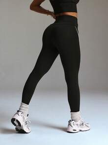 Leggings de activewear con cordones para mujer, perfectos para atuendos de invierno