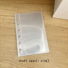 A8/A6/A7/M5 双扣活页夹封面、透明活页夹、DIY 替换套笔记本、收集书籍整理器 - 彩色 - 查看 10