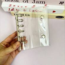 A8/A6/A7/M5 双扣活页夹封面、透明活页夹、DIY 替换套笔记本、收集书籍整理器 - 彩色 - 查看 15