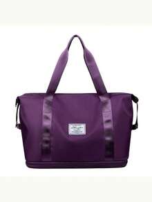 新款可折叠运动健身包批发，干湿分离旅行包，大容量学生手提包，可扩展旅行行李包，带多个口袋，适合男士/女士，适合行李箱手柄 - 彩色 - 查看 14