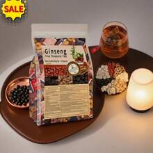 Ginseng Wubao Tea, 30 Packs Of Natural Herbal Tea, Easy To Brew, Healthy Kidney Tea, Vitality Support