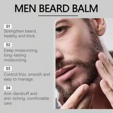 Apolo Cosmetics Beard Balm -Gentle Cleansing And Care Balm For Beards 100ml - 100毫升 2個 - 查看 3