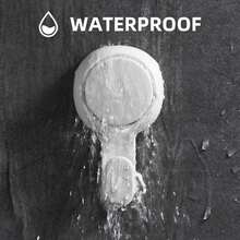 4pcs Powerful Suction Cup Hooks And No Drill Wall Mounted Towel Rack, Kitchen Hooks, No Drilling Required, Reusable, Waterproof, 360° Rotation, 2pcs Shower Hooks, 1pc Towel Rack, Kitchen Suction Cup Hooks, Suitable For Bathroom, Wall, Bathrobe, Coat, Practical Hooks - White - View 4