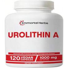 Immortal Herbs Urolithin A Supplement 1000mg, 120 Pills, Mitochondrial &Amp; Antioxidant Support, Non-GMO And Gluten-Free Urolithin A+ Supplement For Women And Men - 白色的 - 查看 1