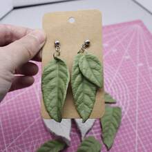 11PCS Polymer Clay Cutter Leaf Vein Impression Texture Emboss Silicone Mold DIY Clay Jewlery Tool Art Hobby Supplies