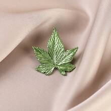 1pc Vintage Zinc Alloy Leaf Design Brooch, Plant Brooch Suitable For Daily Wear In Spring, Summer, Autumn And Winter Halloween Accessories Teachers Day Jewelry Costume Accessories Bag Charms Office Accessories Christmas Gift - Multicolor - View 10