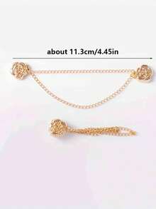 Set de 3 acortadores de manga de camiseta con flor de camelia, fijador de dobladillo ajustable con hebilla