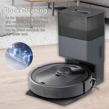 Paquete de 2 cepillos de limpieza originales para aspiradoras S5 Max, S6 Pure, S6 MaxV - Repuestos de cepillo principal y cepillo de silicona, accesorios lavables y extraíbles para aspiradora robot