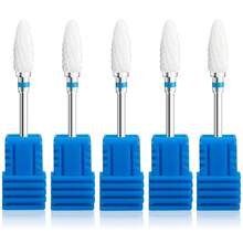 Bộ 5 hoặc 10 dụng cụ cắt gốm, mũi khoan móng, dụng cụ mài móng gel, dụng cụ loại bỏ lớp biểu bì, bộ giũa móng điện, phụ kiện - Nhiều màu - Xem 11