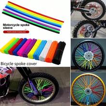 36PCS Motorcycle Spoke Decorative Strip, Bicycle Road Wheel Spoke Cover, Suitable For Off-Road Motorcycle With 3.5-5mm Steel Wire Wheel Hub, Bicycle Wheel Hub, Colored Spoke Sleeve, Motorcycle Zx6r FZ1 FZ6 CRF450 CRF50 CRF70 CRF80 CRF 150F XR650 CR250 XR650 Universal Decorative Strip - Multicolor - View 1