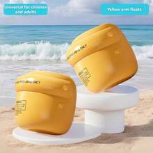 1 Pair Inflatable Striped Arm Floats - Floating Devices For Swimming Pool, Suitable For Children & Adults, Boys & Girls