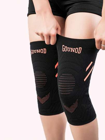 1 件防滑透气运动护膝，男女压缩护膝，适合跑步、篮球、排球、举重、健身房、锻炼
