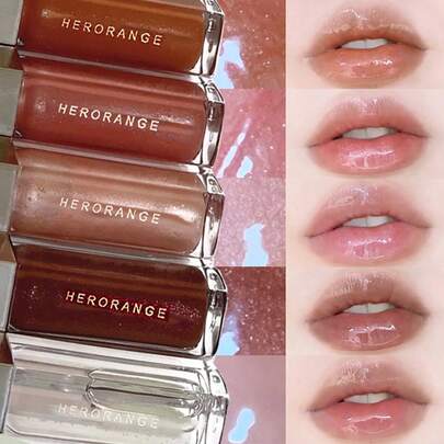 HERORANGE Star Shiny Waterproof Moisturizing Lip Oil, Long Lasting Liquid Lip Balm For Men Women, Beginner Student Friendly Lip Care, Perfect Holiday Gift For Birthdays, Valentine's Day, Halloween And Christmas