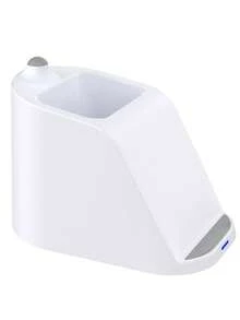 15W Wireless Charger With Pen Holder & Phone Stand, Desktop Wireless Charger - White - View 5
