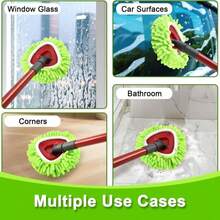 Mop Replace Head For O Cedar, Spin Mop Heads Replacements For Ocedar Easywring 1 Tank Spin Mop, Chenille Duster For Ocedar Mop Include 3 Pack Microfiber Chenille Mop Pad For Ocedar Spin Mop - MàuB - Xem 9