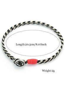 新款A级幸运绳手链 男士2毫米细绳布艺友谊饰品 情人节 - 男士極簡手繩 - 查看 4