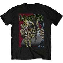 Pushead Misfits Misfits Short Sleeve Black Men T-Shirt S-234XL E141 - 黑色 - 查看 1
