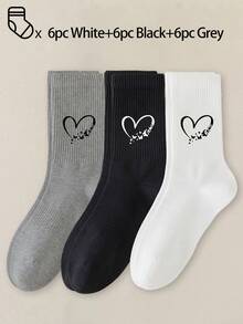 40只/30只/24只装男女通用舒适运动袜，适合运动和训练，女士长袜，适合休闲和商务穿着，抗菌、柔软、黑白配色，防臭、吸湿排汗、轻便透气，适合秋冬季节，另有20只/10只/8只/6只/4只/2只装可选。透气性极佳。 - 彩色 - 查看 61