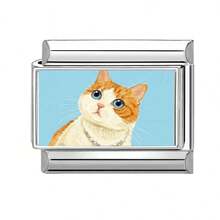 (Unassembled Product) 1 Pc DIY Creative Jewelry Accessories, Cartoon Cat Dog Animal Element DIY Bracelet Necklace Ring Anklet, Fashionable Exquisite Cute Handmade Modular Bracelet - M292313 - View 12