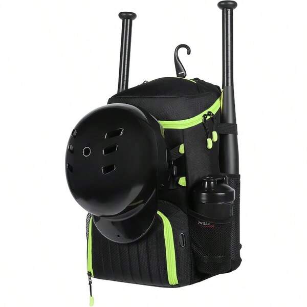 Mochila ligera para bate de béisbol 2025 con compartimento para zapatos, regalo de softbol para mujeres con gancho para valla y guantes de bateo, casco, varios colores