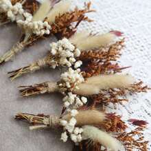 6/12/20 Mini Dried Flowers Ivory Dry Flowers, Natural Gypsophila Branches For Wedding, Home Table Vase Decor, DIY Wreath Floral, Fall Thanksgiving Autumn Decoration