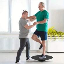 1pc, Non-Slip, Core Training, Portable, Small, Sturdy, Smooth, High-Strength PP Material, Non-Slip Fitness Balance Board, Sports Fitness Style, Purple/Gray/Pink Three-Color, Round Balance Plate, With Stability Ring Design, Core Workout, Yoga Pilates Training, Balance Coordination, Body Shaping, Home Fitness Balance Training Board, Home Workout,