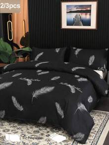Duvet Covers Sets - Black - View 1