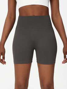 Grey Butt Lifting Shorts ,Summer Pants For Women,Shapewear Tummy Control Shorts , Yoga Leggings (3-Inch Inseam)