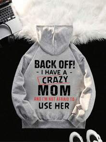 Teen Boy Casual Slogan Print Sweatshirt, Suitable For Daily Wear, Party, School, Music Festivals, Vacation, Commuting. Can Be Given As A Gift