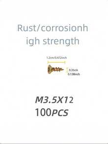 M3.5/386件套，M3.5/100件 - M5/50件，高强度锌合金自攻螺丝，平头钻头螺丝，适用于纤维板和木材 - 哑光工业五金