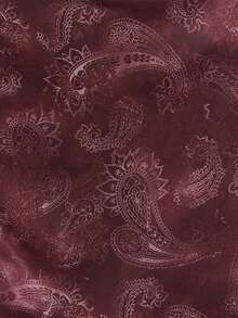 Vestido Corpete Plissado com Estampa de Tela de Budapeste, Manga Sino, Elegante para Festa/Feriado/Estilo de Rua, Outono/Inverno