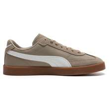 Puma 男鞋 女鞋 T字頭翻毛皮板鞋 Club II Era舒適戶外低筒板鞋 淺卡色日常運動休閒鞋 拼接鞋面復古板鞋397447-35 - 冰咖色-彪馬白 - 查看 2