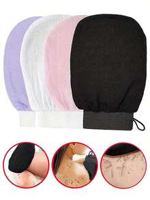 1 Pc Exfoliating Gloves, Body Exfoliating Gloves Double-Sided Body Scrub Gloves Dead Skin Removal Gloves Deep Body Scrub For Men And Women, Bath Exfoliating Shower Gloves, Deep Exfoliating Gloves For Smooth And Shine - Body Scrub For Bath And Shower - Cleans Dry Dead Skin - Gentle Yet Effective Exfoliating Gloves, Korean Exfoliating Gloves,