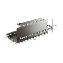 Wall-Mounted Paper Towel Rack, No Drilling Required, Dual-Purpose Kitchen Storage Rack For Plastic Wrap And Dish Towels, Modern And Minimalist Design, Space-Saving, Ideal For Home And Commercial Spaces, Multiple Colors Available