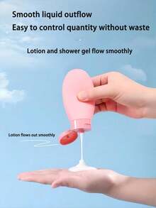 1 Set Travel Refillable Bottles, Portable Cosmetic Spray Bottles, Shampoo, Lotion, Cream, Perfume Refill Containers