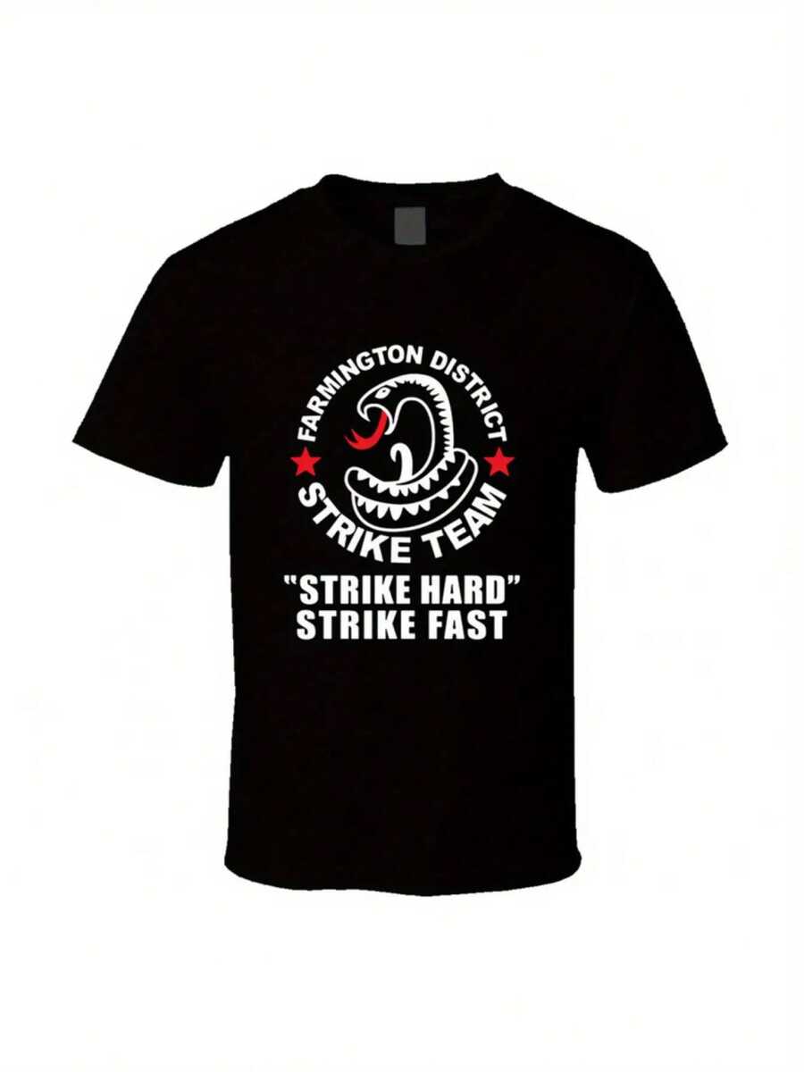 Camiseta del equipo Shield Strike - Negro - Ver 1