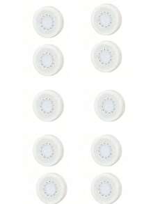 10 piezas Soporte magnético para control remoto, Gancho magnético para control remoto sin adhesivo, Organizador de montaje en pared para superficies planas - Compatible con TV, AC y otros controles, Para almacenamiento de suministros de oficina en el hogar y la escuela