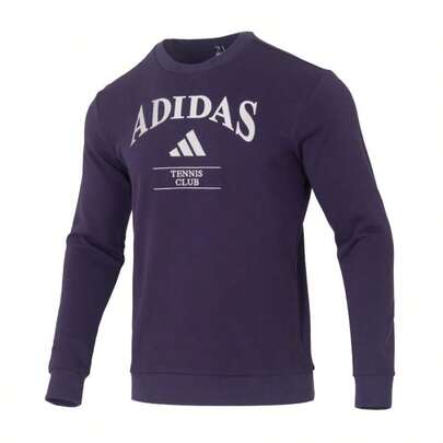 Adidas 男裝長袖T卹HRTG TNS G C休閒服上衣運動服簡約圓領套頭衫KA0995