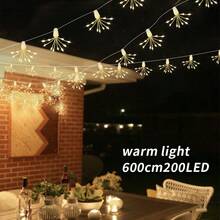 1 Cuerda 150cm 50LED/300cm 100LED/600cm 200LED-Luces de Hadas de Cadena USB, Luces Interiores con 8 Modos de Iluminación, Adecuadas para Decoración de Habitación, Jardín, Patio, Fiesta, Decoración Navideña, Patio, Tienda, Decoración Interior de Hotel