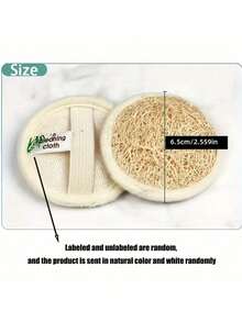 Natürliches Luffa Gesichtsreinigungskissen, sanft exfolierendes Peeling, tiefenreinigendes Make-up Entfernungsschwämmchen, neutrale, parfümfreie Pflanzenfraganz Hautpflegetools für Männer und Frauen, Gesichtsreinigung und Bad für Männer und Frauen, Exfolierendes Luffa Gesichtswasch-Handtuch, geeignet als Urlaubsgeschenk - Verschiedenfarbig - Übersicht 9