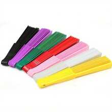 10 Color Folding Fans, Small Folding Fans Chinese Folding Fans For Weddings, Gifts, DIY, Dance, Home Decoration Decorative Folding Fans (10 Colors) Dance Folding Fans Morning Exercise Square Dance Props Foldable Solid Color Tai Chi Kung Fu Hand Fan - hỗn hợp màu sắc-10 CÁI - Xem 4