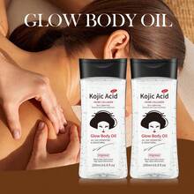 24小时保湿身体按摩油，蕴含胶原蛋白、维生素B3和乳酸，柔滑肌肤，舒缓疲劳，提亮肤色，淡化瑕疵，6.8液体盎司 - 無色 - 查看 4