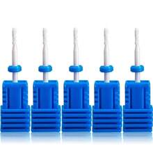 Bộ 5 hoặc 10 dụng cụ cắt gốm, mũi khoan móng, dụng cụ mài móng gel, dụng cụ loại bỏ lớp biểu bì, bộ giũa móng điện, phụ kiện - Nhiều màu - Xem 15