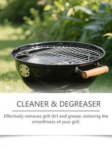 1 pieza Limpiador de rejilla de barbacoa Jakehoe, agente disolvente y limpiador de manchas de grasa pesada para parrillas de barbacoa y sartenes