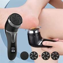 10 In 1 Electric Foot Grinder Callus Remover Professional Pedicure Machine Rechargeable Foot File Heel Dead Skin Scrubber With 3 Heads 1500mAh - Black - View 13