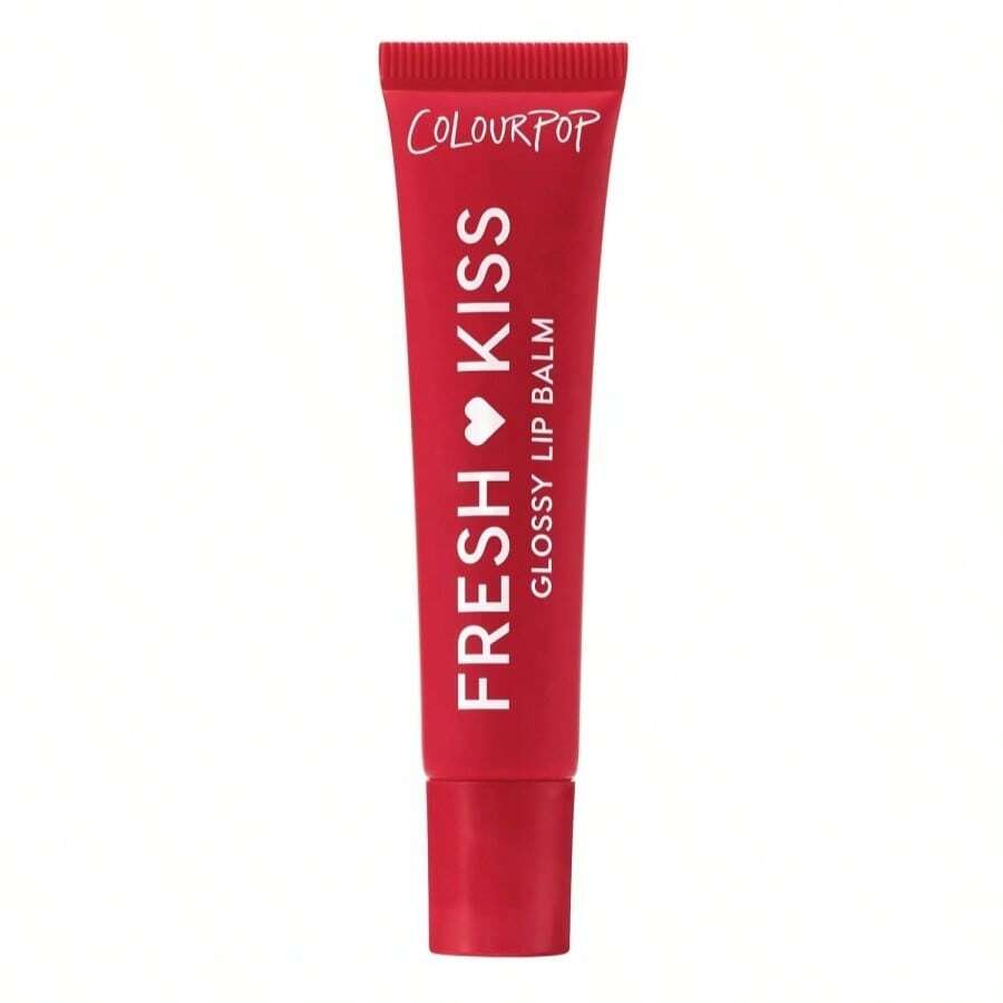 ColourPop Fresh Kiss Glossy Lip Balm - Hydrating Lip Care Enriched With Peptides, Hyaluronic Acid, Shea Butter &Amp; Vitamin E For An Ultra-Cushiony Formula - Cherry Glaze (0.49 Oz) - ColorC - 查看 1