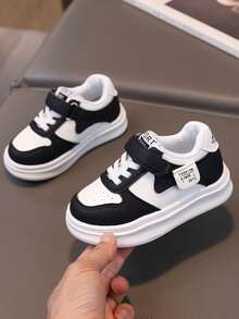 New Casual Sneakers, Comfortable Soft Sole Baby First Walking Shoes, Simple And Elegant - Black - View 15